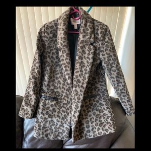 Forever 21 Faux Fur Leopard Coat